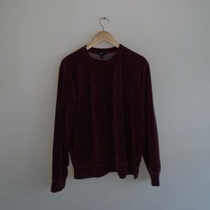 forever 21 maroon sweatshirt size M